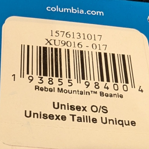 NWT Columbia Adult Rebel Mountain Omni-Heat Beanie (Black/Grey) One size Unisex - Picture 8 of 8